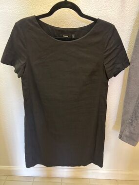 Theory Black Tshirt Dress
